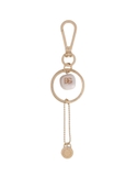 DOLCE & GABBANA Metal keychain with branded pearl