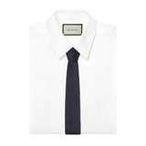 GUCCI Silk tie with bee Web