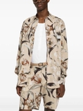 Dolce & Gabbana floral-print poplin shirt