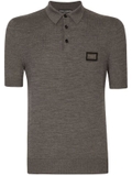 Dolce & Gabbana DG Essentials wool polo shirt
