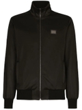 Dolce & Gabbana logo-tag zip-up sweatshirt