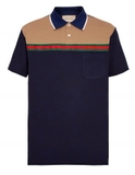 Gucci Polo stripe lines - Blue