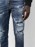 DSQUARED2 distressed-finish tapered-leg jeans