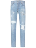 Dolce & Gabbana logo-plaque slim-fit jeans