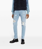Dolce & Gabbana logo-plaque slim-fit jeans