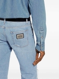 Dolce & Gabbana logo-plaque slim-fit jeans