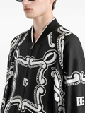 Dolce & Gabbana bandana-print bomber jacket