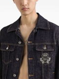 Dolce & Gabbana logo-appliqué denim jacket