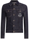 Dolce & Gabbana logo-appliqué denim jacket