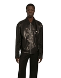 Dolce & Gabbana fabric and leather jacket