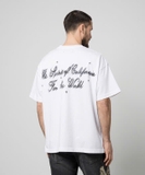 AMIRI White t-shirt CHERUB in logo print