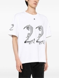 Amiri White Printed T-shirt