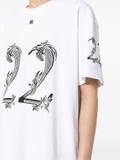 Amiri White Printed T-shirt