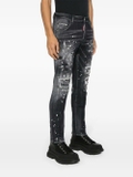 DSQUARED2 Skater distressed straight-leg jeans