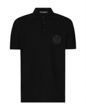 Dolce & Gabbana logo-embroidered cotton polo shirt
