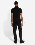 Dolce & Gabbana logo-embroidered cotton polo shirt