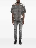 AMIRI silk bandana-print shirt