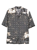 AMIRI silk bandana-print shirt