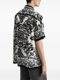 Dolce & Gabbana graphic-print silk shirt