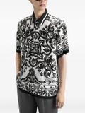 Dolce & Gabbana graphic-print silk shirt