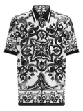Dolce & Gabbana graphic-print silk shirt