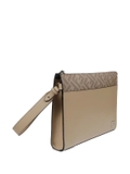 FENDI leather clutch bag