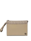 FENDI leather clutch bag