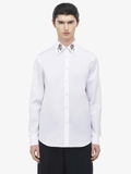 Alexander McQueen  Sailor Tattoo Rose Embroidery Shirt