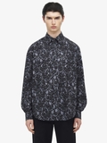 Alexander McQueen  Feather Print Relaxed Shirt