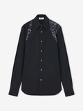 Alexander McQueen Harness Feather Shirt
