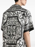 Dolce & Gabbana Majolica-print silk shirt