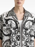 Dolce & Gabbana Majolica-print silk shirt