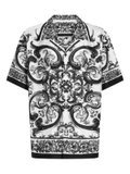 Dolce & Gabbana Majolica-print silk shirt