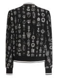 Dolce & Gabbana jewel-print zip jacket