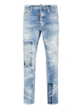 DSQUARED2 ripped washed jeans