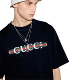 Cotton jersey T-shirt with print