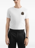 Dolce & Gabbana crest-appliqué white T-shirt