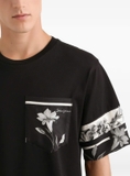 Dolce & Gabbana floral-sleeve T-Shirt