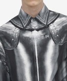 Alexander Mcqueen Armour Print Poplin Shirt