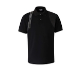 Alexander McQueen harness-detail panelled polo shirt