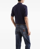 Dolce & Gabbana patterned short-sleeve polo shirt