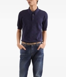 Dolce & Gabbana patterned short-sleeve polo shirt