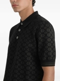Dolce & Gabbana geometric-pattern polo shirt