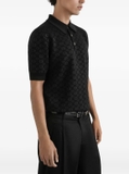 Dolce & Gabbana geometric-pattern polo shirt