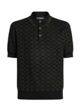 Dolce & Gabbana geometric-pattern polo shirt