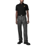 Versace Medusa embroidered polo shirt