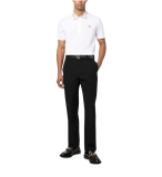 Versace Embroidered cotton polo shirt