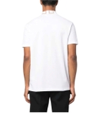 Versace Embroidered cotton polo shirt