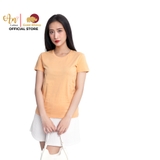 [NEW] Cổ Tròn CAM SỮA - Áo Thun Nữ 100% Cotton Cao Cấp