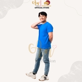 T-Shirt Unisex XANH YAMAHA - Áo Thun 100% Cotton Cao Cấp
